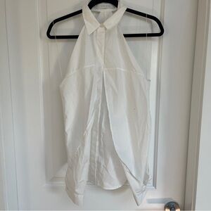 DION LEE SLEEVE RELEASE BUTTON OPEN ARM SHIRT